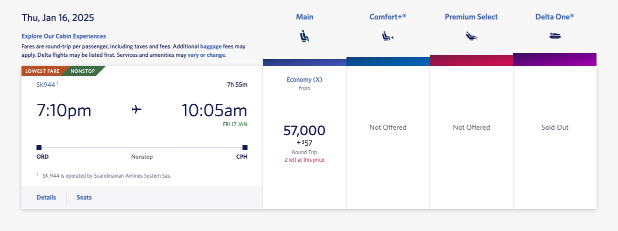 Chicago to Copenhagen